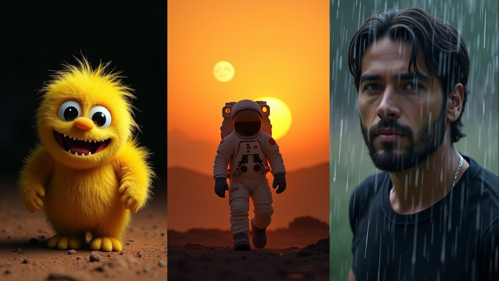 AI generated images, videos & music